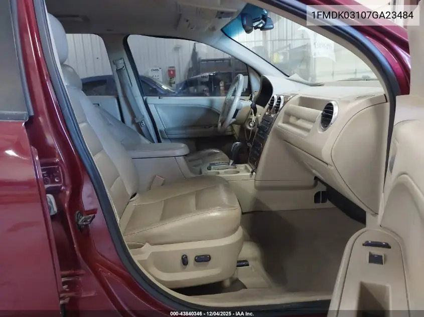 1FMDK03107GA23484 2007 Ford Freestyle Limited