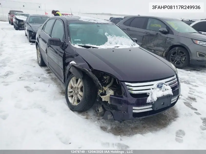 3FAHP08117R249936 2007 Ford Fusion Sel