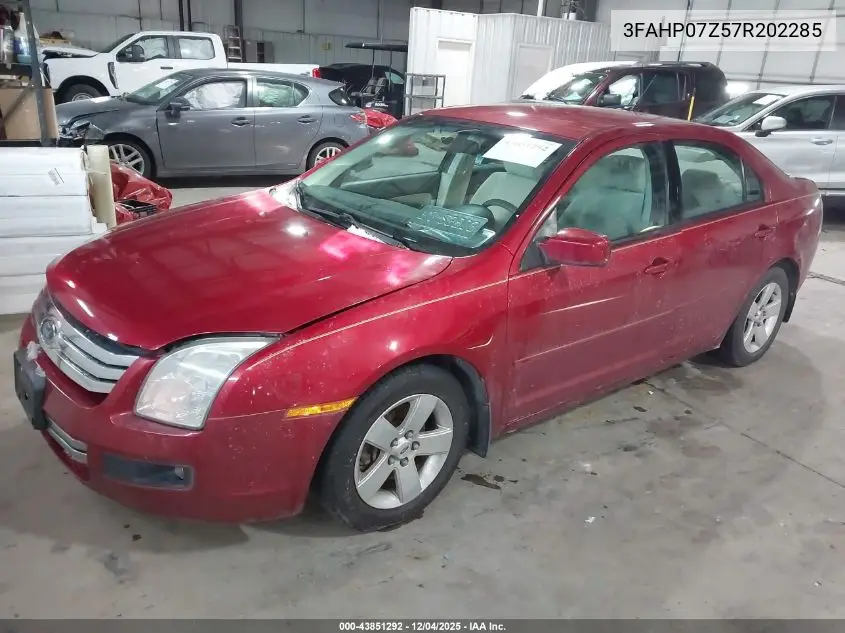 3FAHP07Z57R202285 2007 Ford Fusion Se