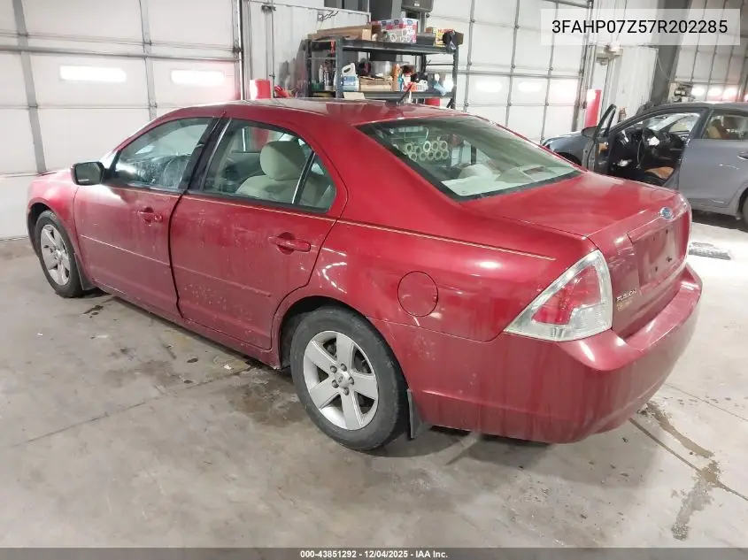 3FAHP07Z57R202285 2007 Ford Fusion Se