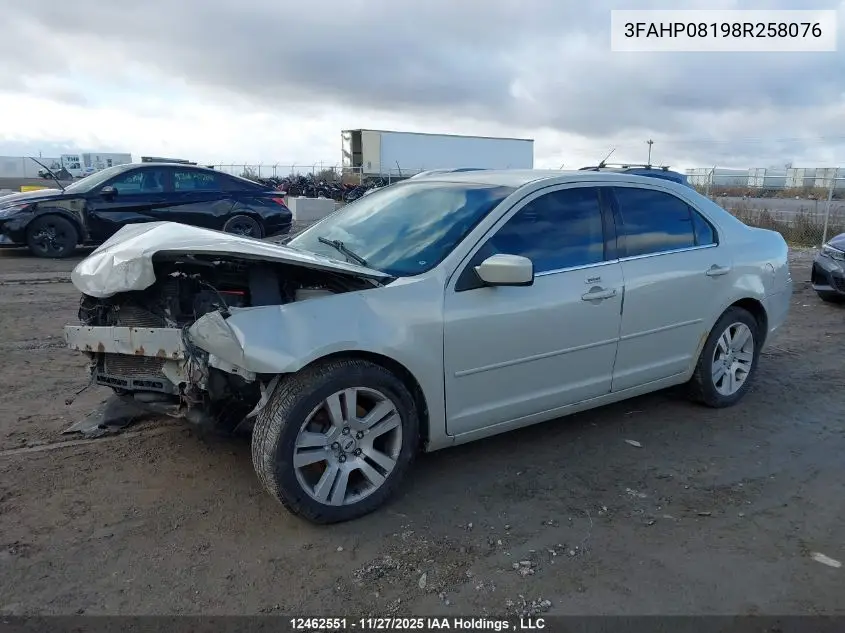3FAHP08198R258076 2008 Ford Fusion Sel