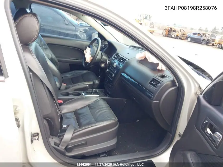 3FAHP08198R258076 2008 Ford Fusion Sel