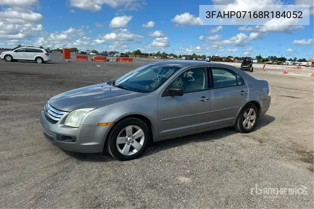 3FAHP07168R184052 2008 Ford Fusion Se 2008 Ford Fusion Se Automobile