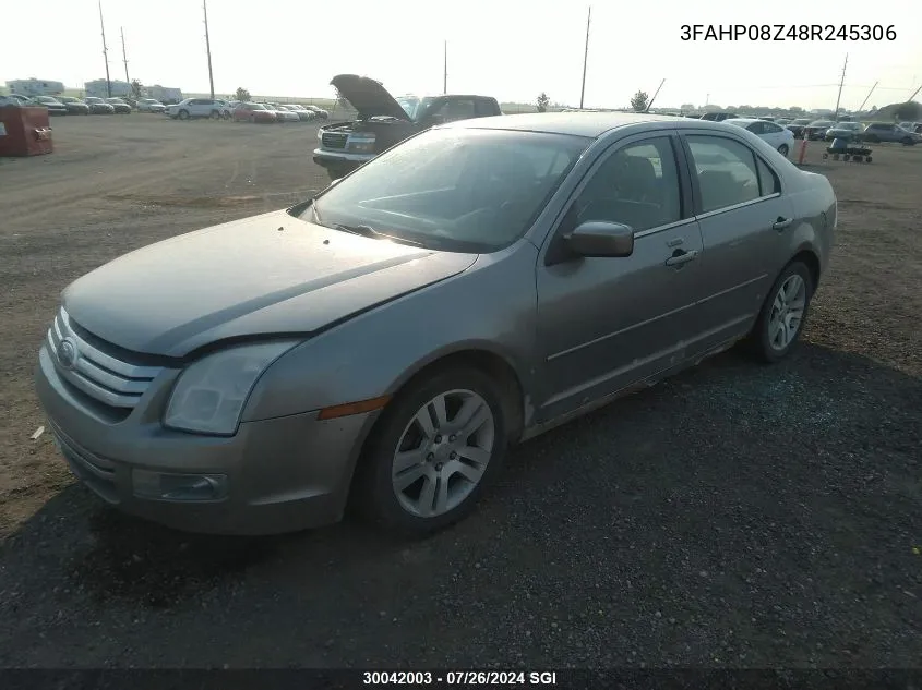 3FAHP08Z48R245306 2008 Ford Fusion Sel