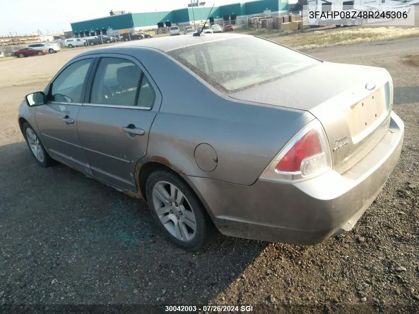 3FAHP08Z48R245306 2008 Ford Fusion Sel