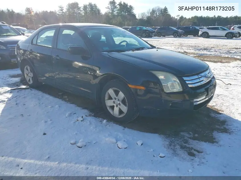 3FAHP01148R173205 2008 Ford Fusion Se