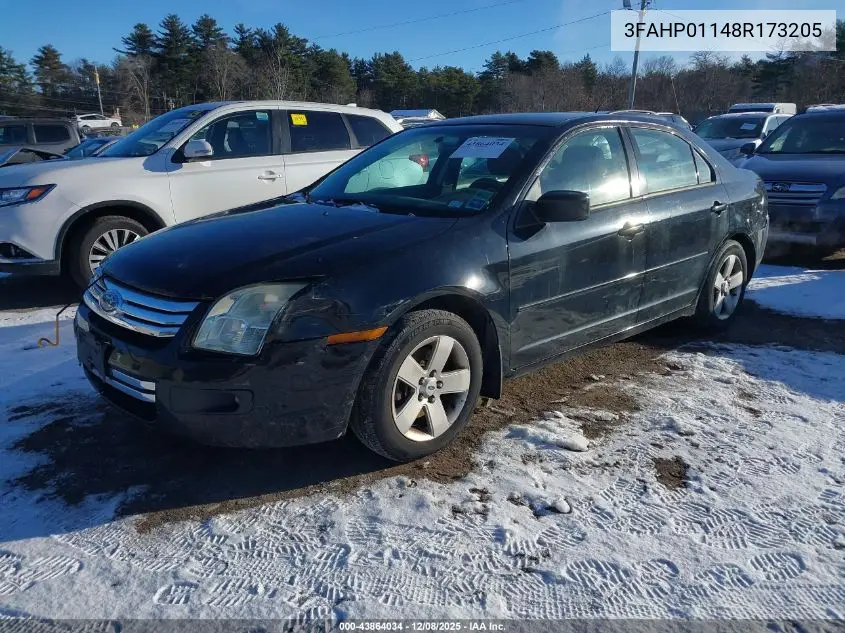 3FAHP01148R173205 2008 Ford Fusion Se