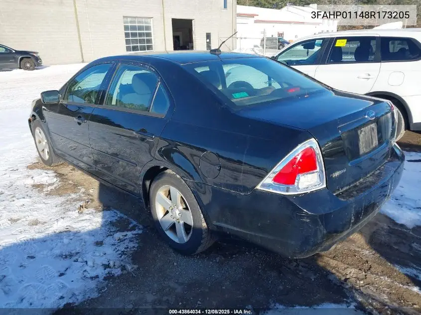 3FAHP01148R173205 2008 Ford Fusion Se