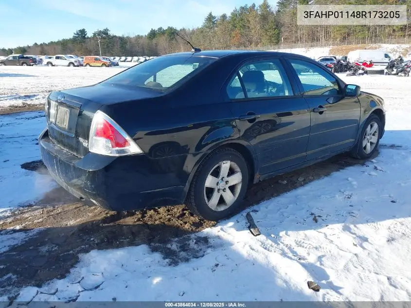 3FAHP01148R173205 2008 Ford Fusion Se