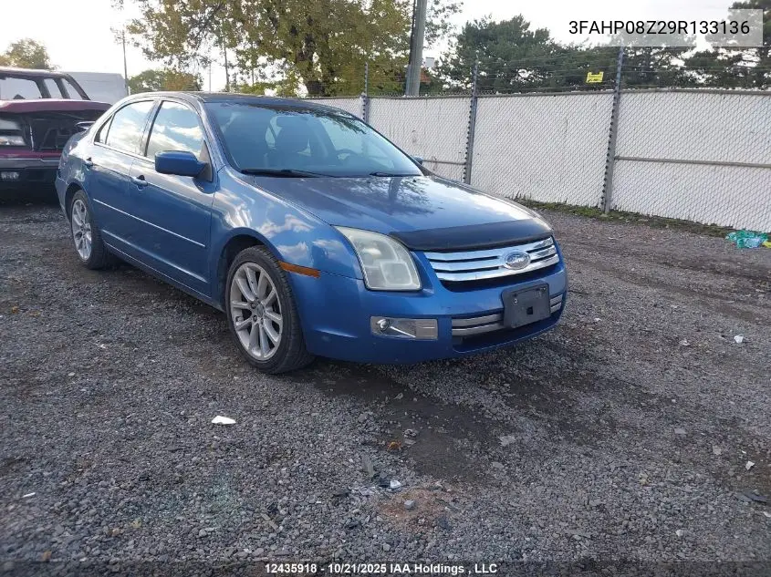 3FAHP08Z29R133136 2009 Ford Fusion Sel