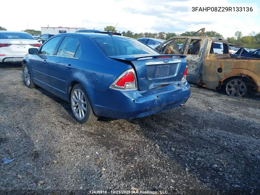 3FAHP08Z29R133136 2009 Ford Fusion Sel