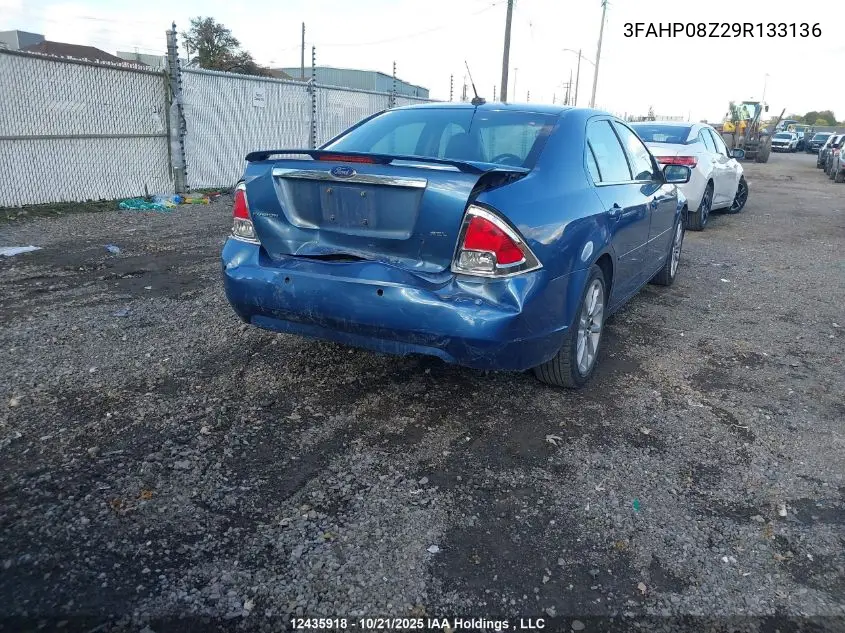 3FAHP08Z29R133136 2009 Ford Fusion Sel