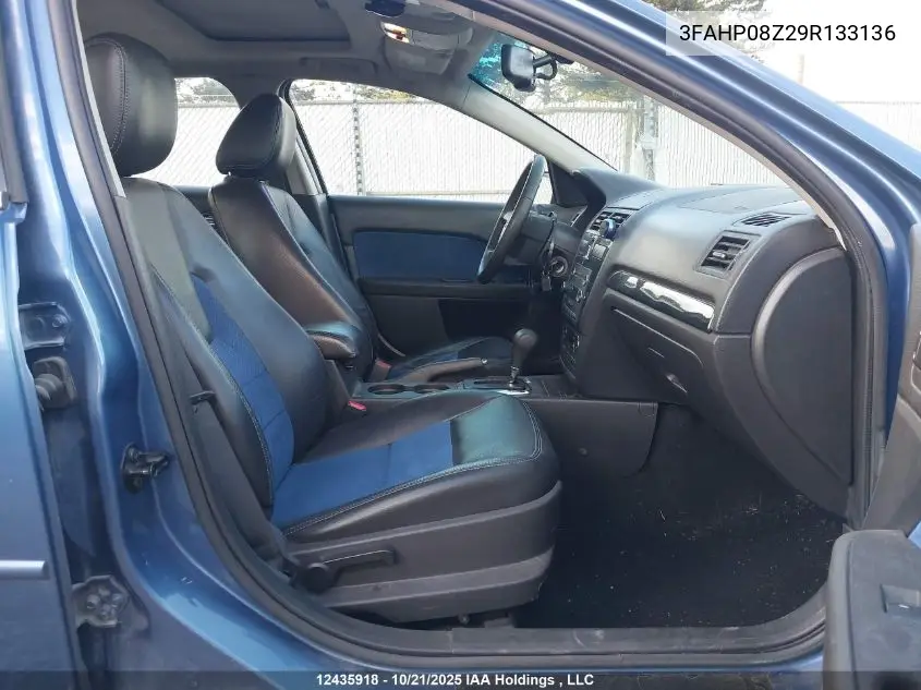 3FAHP08Z29R133136 2009 Ford Fusion Sel