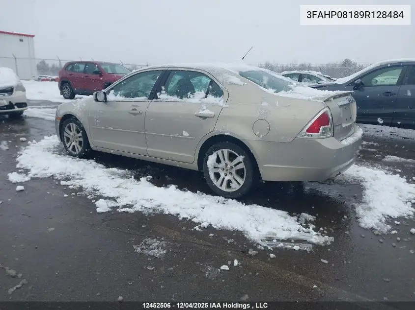 3FAHP08189R128484 2009 Ford Fusion Sel