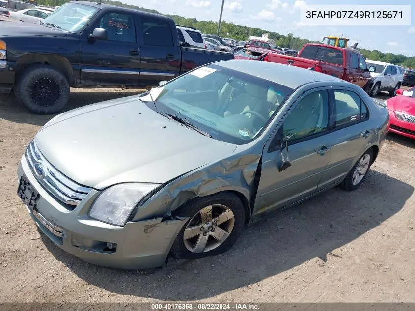 3FAHP07Z49R125671 2009 Ford Fusion Se