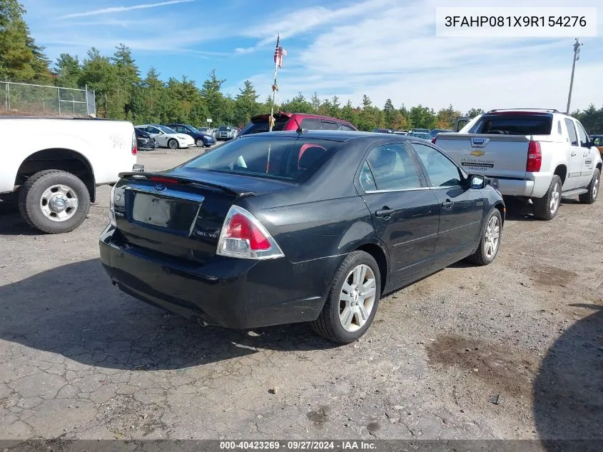 3FAHP081X9R154276 2009 Ford Fusion Sel