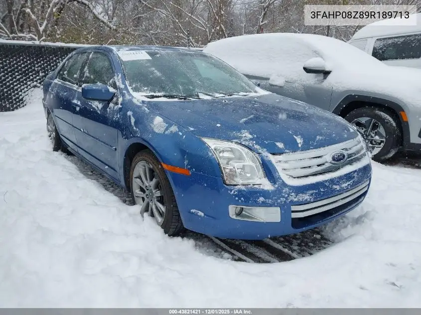 3FAHP08Z89R189713 2009 Ford Fusion Sel
