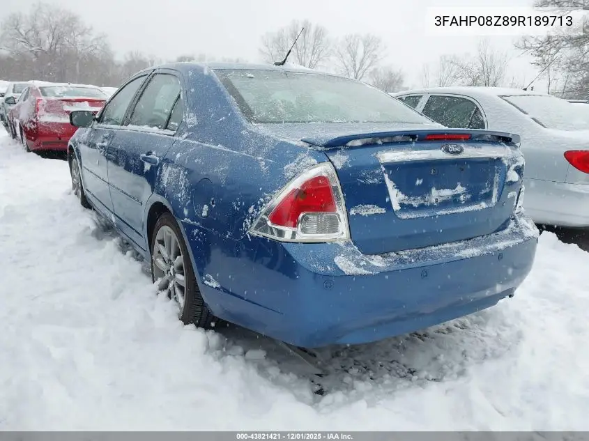 3FAHP08Z89R189713 2009 Ford Fusion Sel
