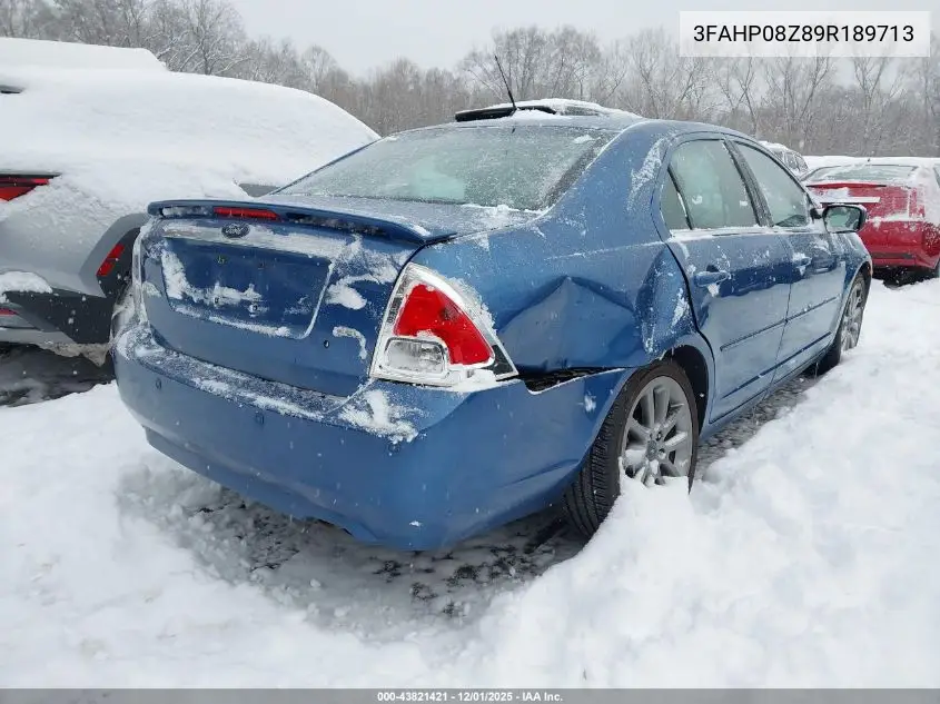3FAHP08Z89R189713 2009 Ford Fusion Sel