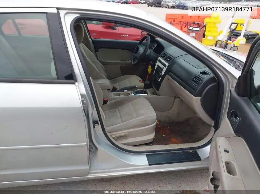 3FAHP07139R184771 2009 Ford Fusion Se