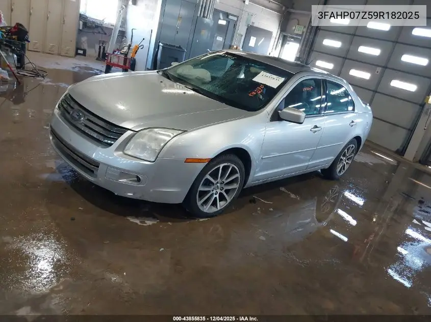 3FAHP07Z59R182025 2009 Ford Fusion Se