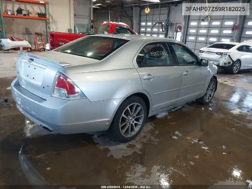 3FAHP07Z59R182025 2009 Ford Fusion Se