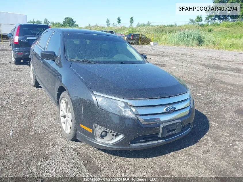 3FAHP0CG7AR407294 2010 Ford Fusion Sel