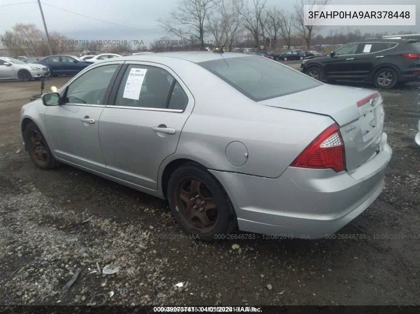 3FAHP0HA9AR378448 2010 Ford Fusion Se