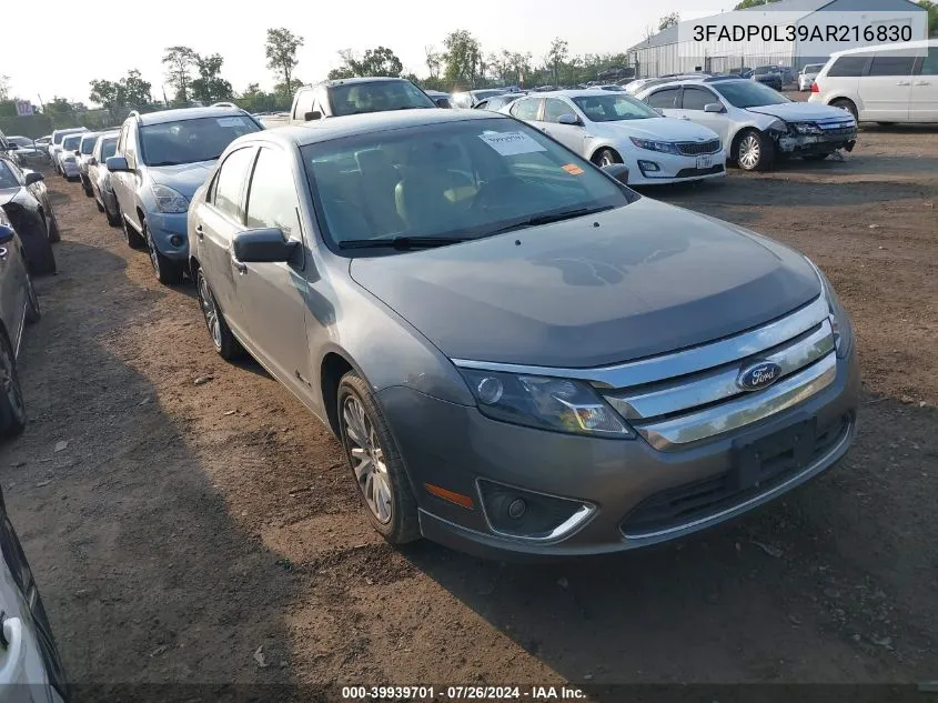 3FADP0L39AR216830 2010 Ford Fusion Hybrid