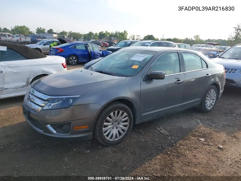 3FADP0L39AR216830 2010 Ford Fusion Hybrid