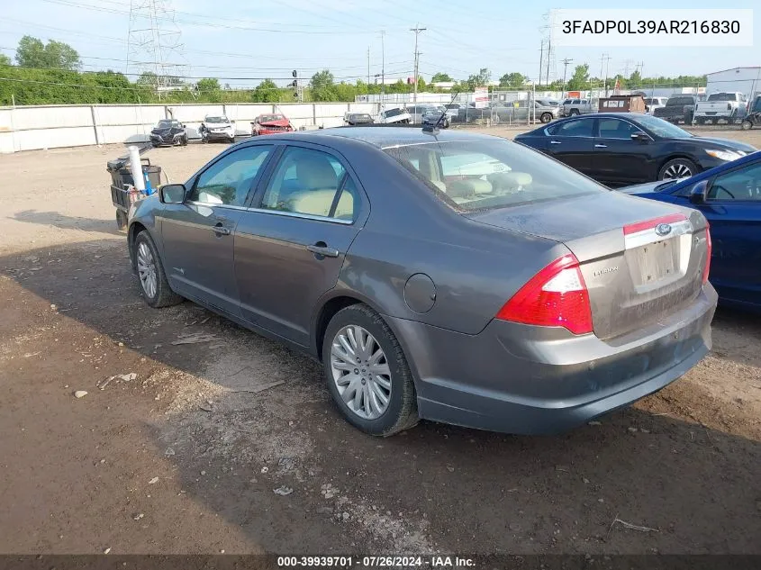 3FADP0L39AR216830 2010 Ford Fusion Hybrid