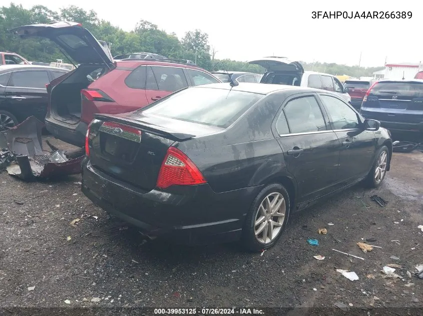 3FAHP0JA4AR266389 2010 Ford Fusion Sel