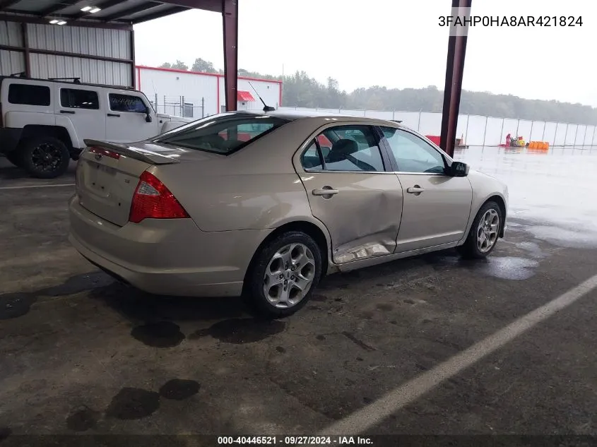 3FAHP0HA8AR421824 2010 Ford Fusion Se