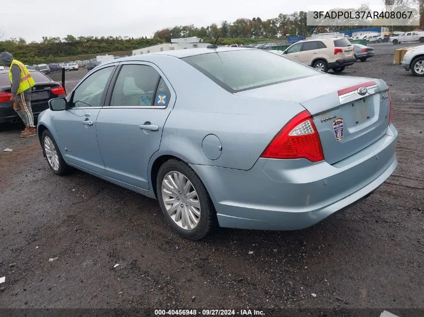 3FADP0L37AR408067 2010 Ford Fusion Hybrid