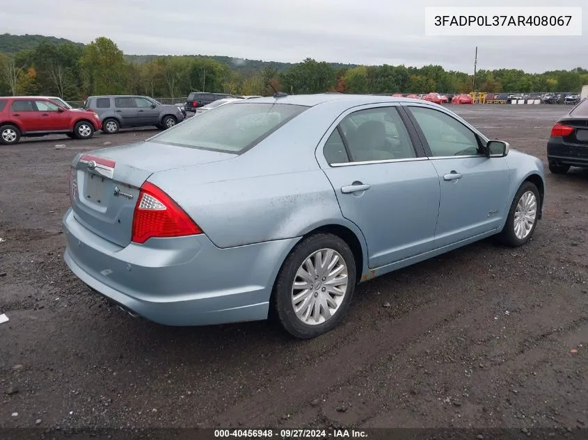 3FADP0L37AR408067 2010 Ford Fusion Hybrid