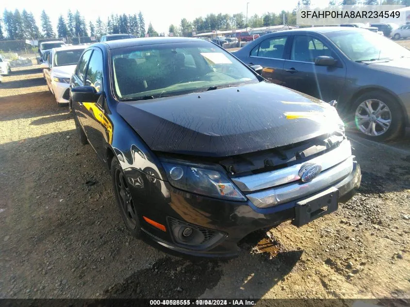 3FAHP0HA8AR234549 2010 Ford Fusion Se