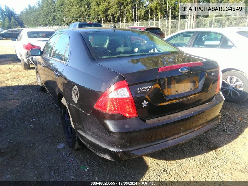 3FAHP0HA8AR234549 2010 Ford Fusion Se