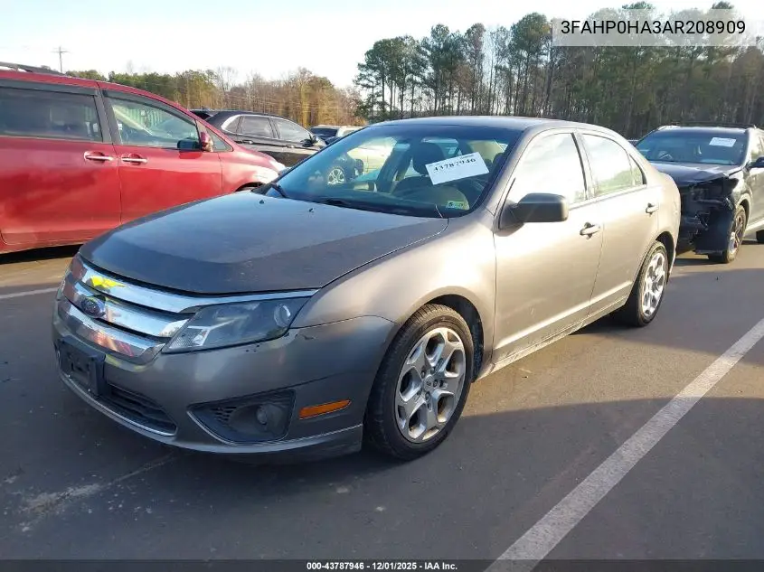 3FAHP0HA3AR208909 2010 Ford Fusion Se