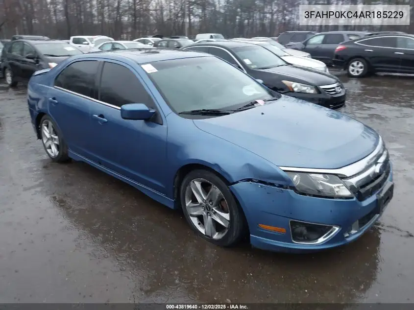 3FAHP0KC4AR185229 2010 Ford Fusion Sport