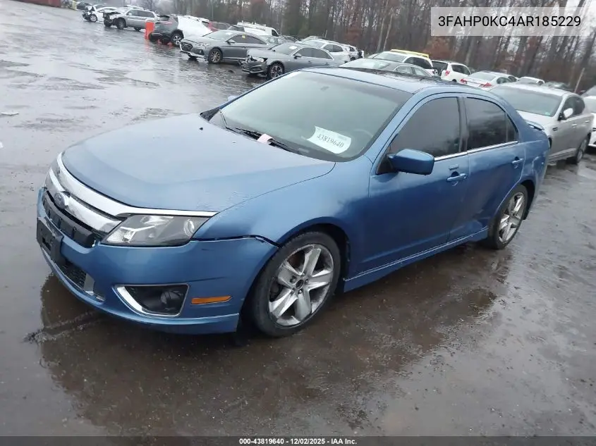 3FAHP0KC4AR185229 2010 Ford Fusion Sport
