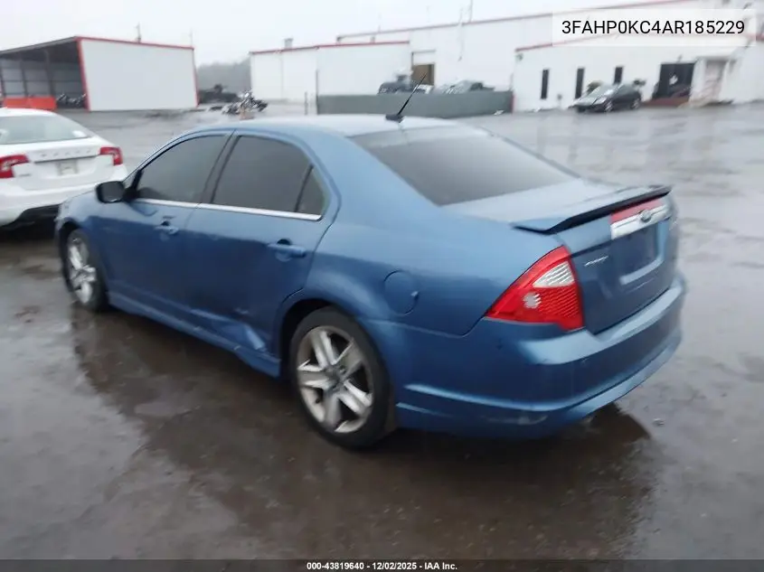 3FAHP0KC4AR185229 2010 Ford Fusion Sport