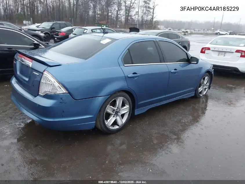 3FAHP0KC4AR185229 2010 Ford Fusion Sport