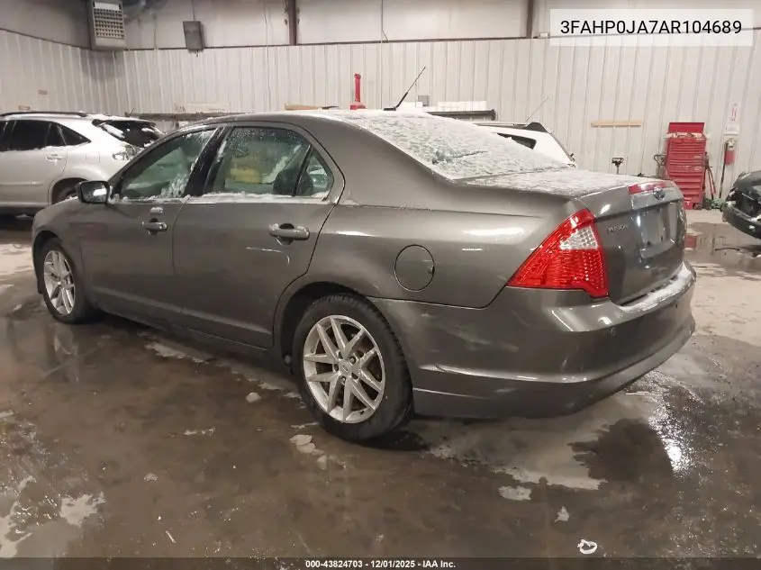 3FAHP0JA7AR104689 2010 Ford Fusion Sel