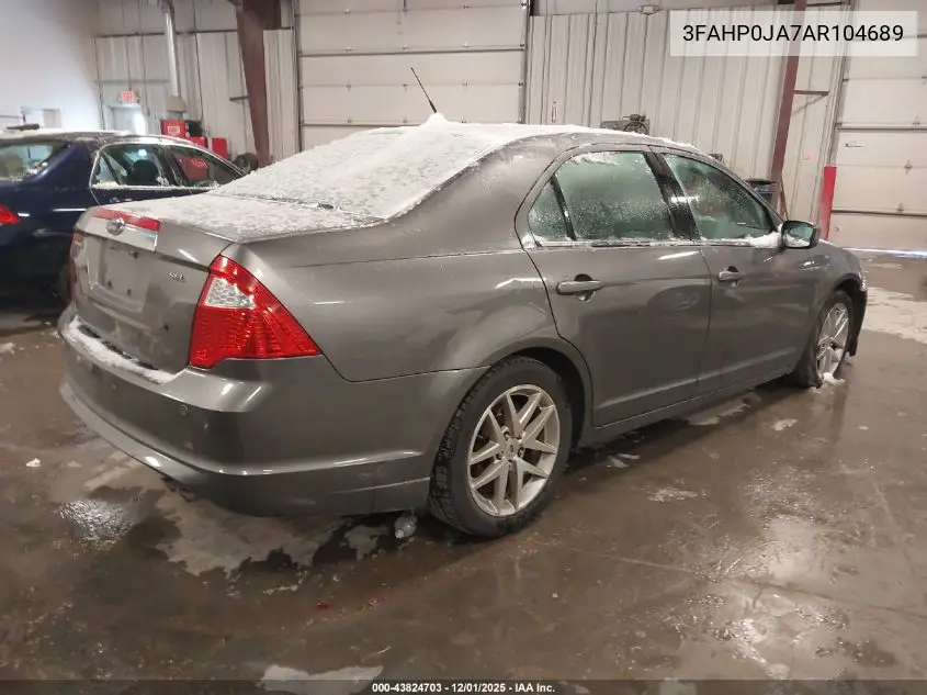 3FAHP0JA7AR104689 2010 Ford Fusion Sel