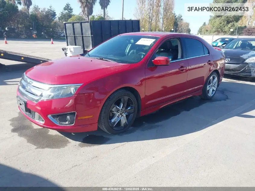 3FAHP0KC0AR262453 2010 Ford Fusion Sport