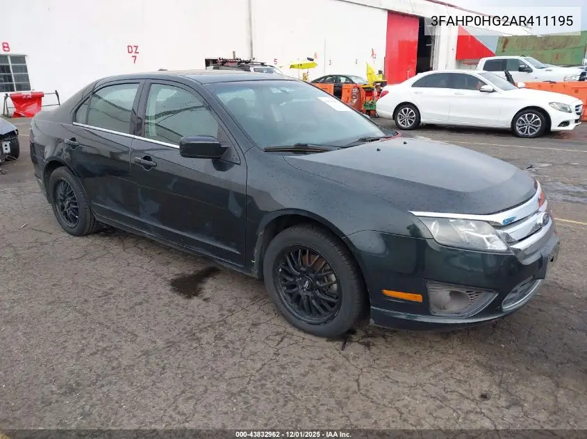 3FAHP0HG2AR411195 2010 Ford Fusion Se