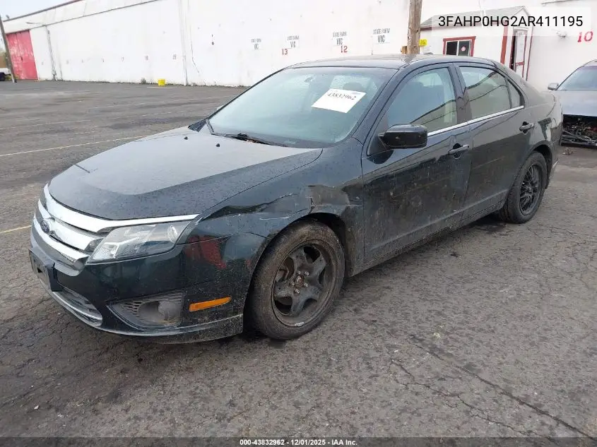 3FAHP0HG2AR411195 2010 Ford Fusion Se