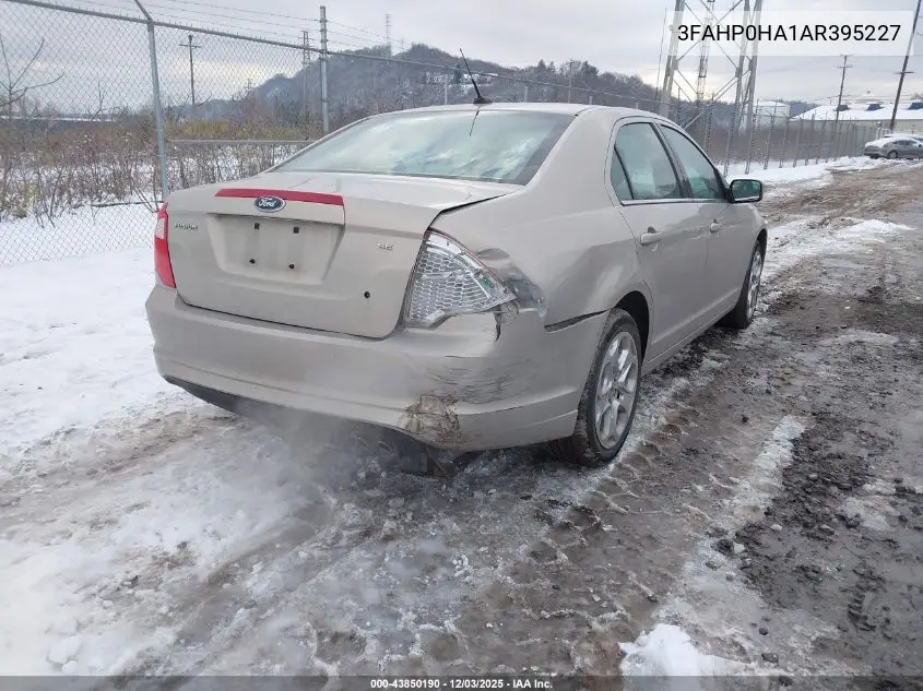 3FAHP0HA1AR395227 2010 Ford Fusion Se