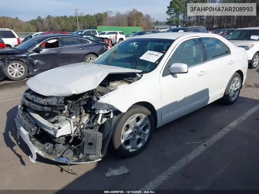 3FAHP0HA7AR208993 2010 Ford Fusion Se