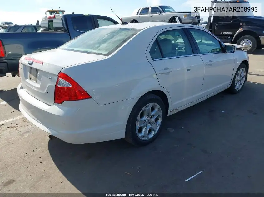 3FAHP0HA7AR208993 2010 Ford Fusion Se